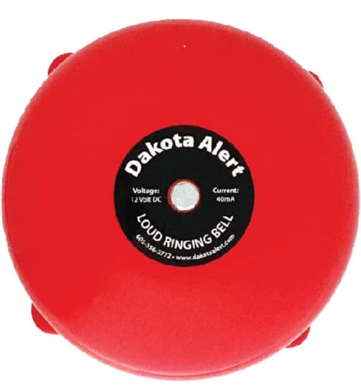 Red 6" Ringing Fire Bell