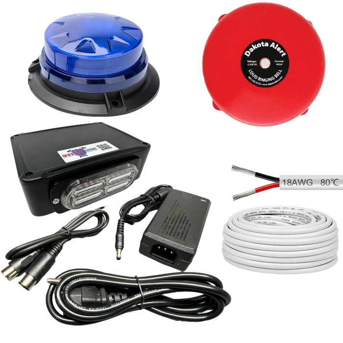 Station Alert Kit 2+ (SA812+ Controller) w/Your Choice of two Alert devices