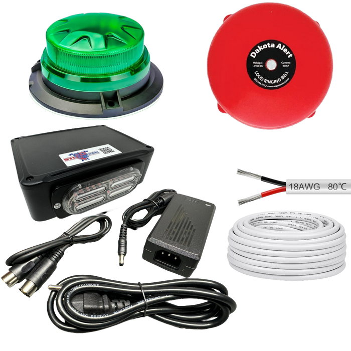 Station Alert Kit 2+ (SA812+ Controller) w/Your Choice of two Alert devices