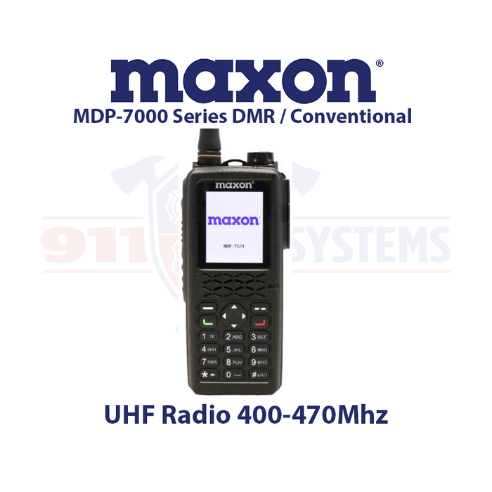 Maxon MDP-7000 Series DMR / Analog Portable Radio Package