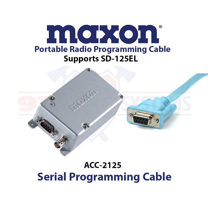 Maxon - ACC-2125 - Programming Cable (Serial)