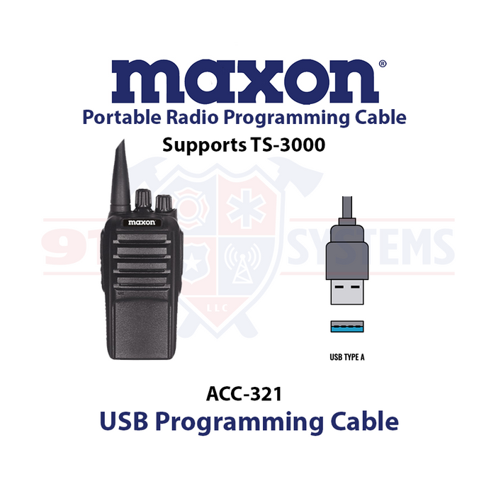 Maxon - ACC-2200E - Programming Cable (USB)