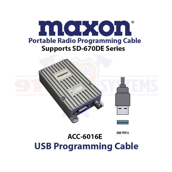 Maxon - ACC-6016E - Programming Cable (USB)