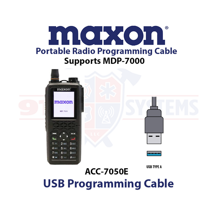 Maxon - ACC-7050E - Programming Cable (USB)
