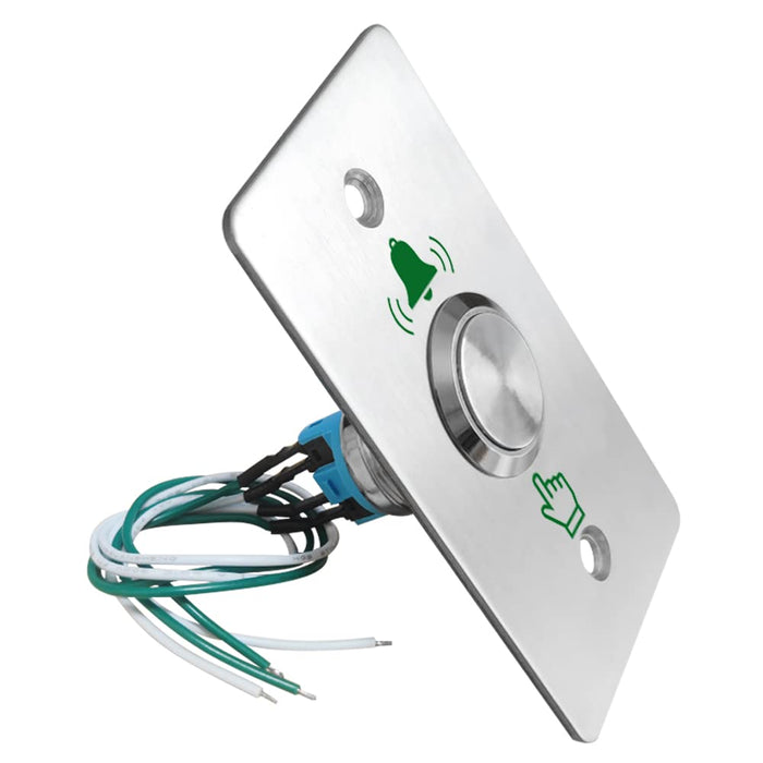 Stainless Steel Doorbell Button for SA951 Alert Controller.