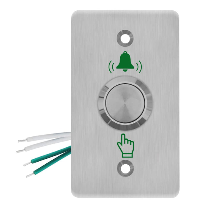 Stainless Steel Doorbell Button for SA951 Alert Controller.