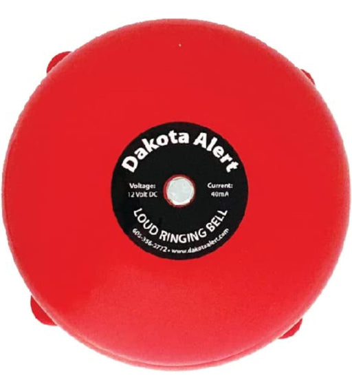 Red 6" Ringing Fire Bell 