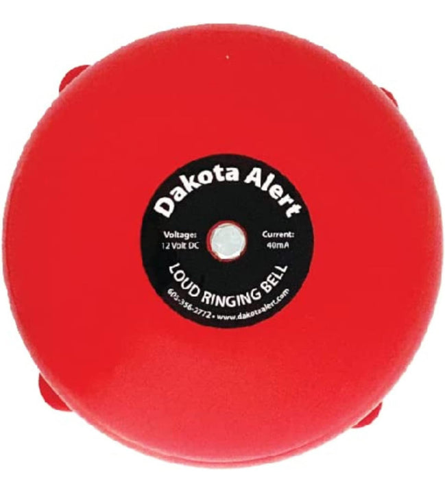 Red 6" Ringing Fire Bell 