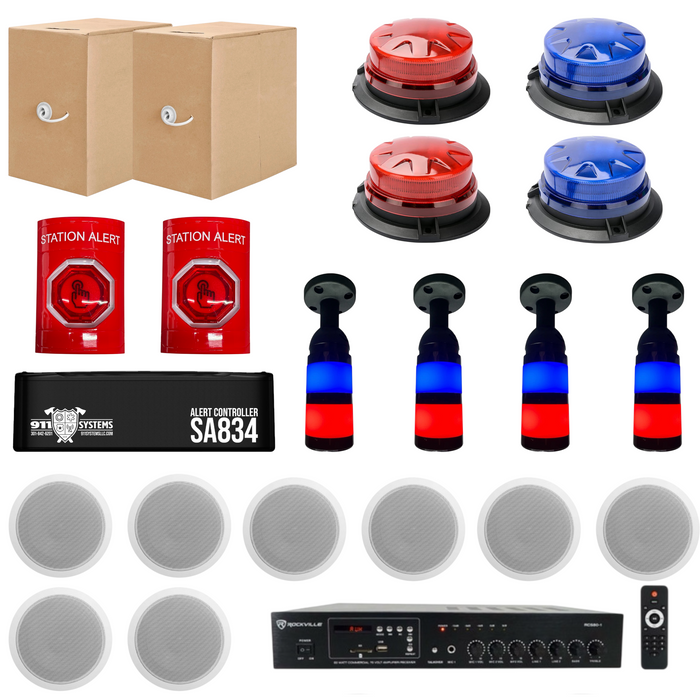 Station Alert SA834 Controller Kit For Minitor, Unication Pagers & Uniden Scanner - Station Alert Package A