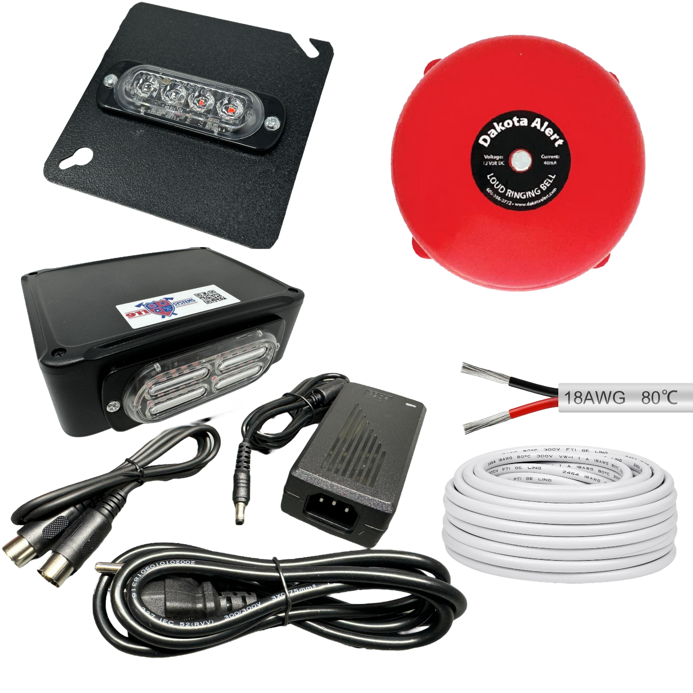 Bold Alert Systems Station Alert Kit 3 (SA812) | Pager Activated Alert System — 911 ...