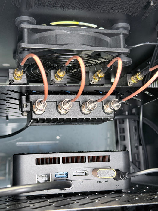 SDR Radio Server Rack for SDRTrunk, ThinLine-Radio, RDIO-Scanner and more.