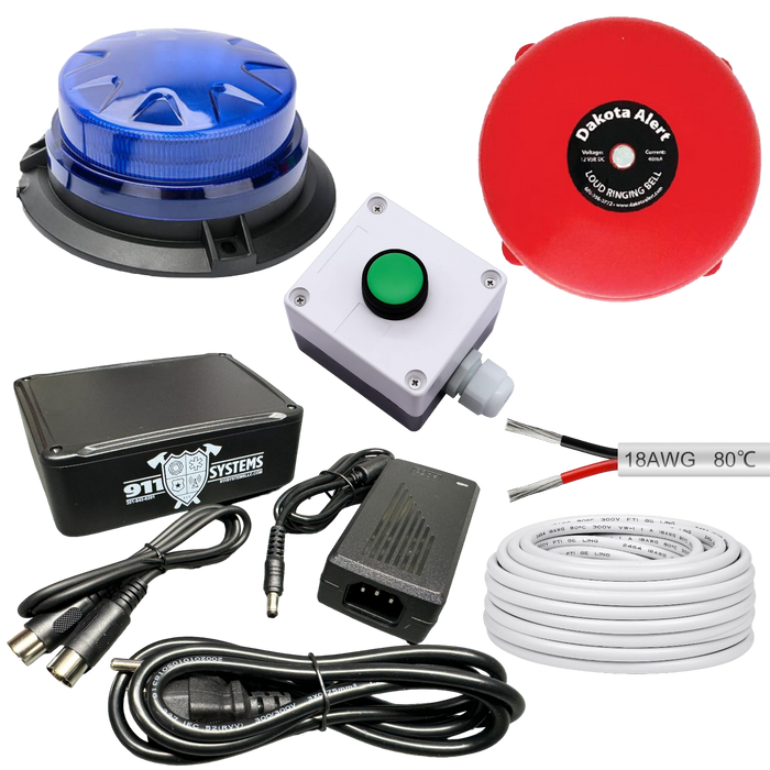 Station Alert Kit 3 (SA3 Controller) w/Remote Button and 2 Choices of Alert Devices