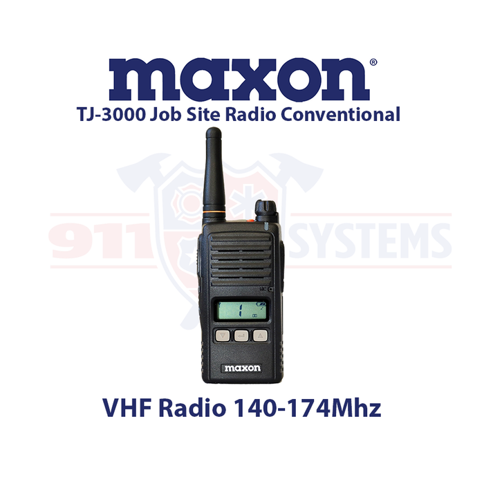 Maxon TJ-3000 Series Analog Portable Radio Package