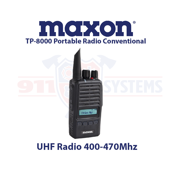 Maxon TP-8000 Series Analog Portable Radio Package