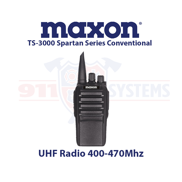 Maxon TS-3000 Series Analog Portable Radio Package