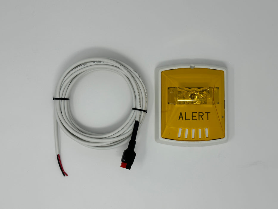 Amber Wall Alert Strobe w/Connection Cable