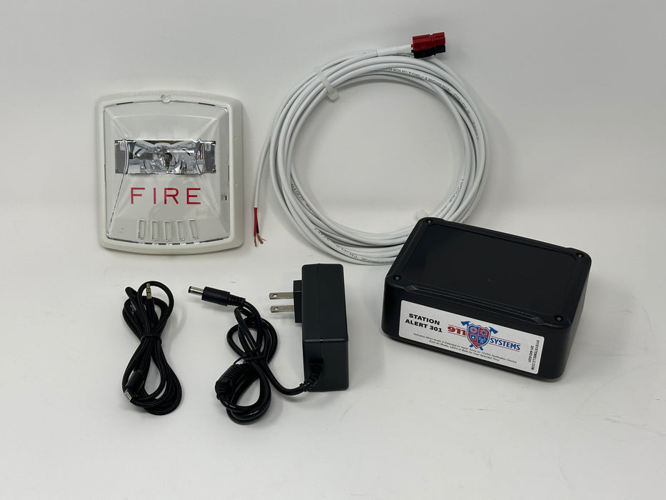 Station Alert 301 (SA301) Kit w/ Choice of one Notification Device