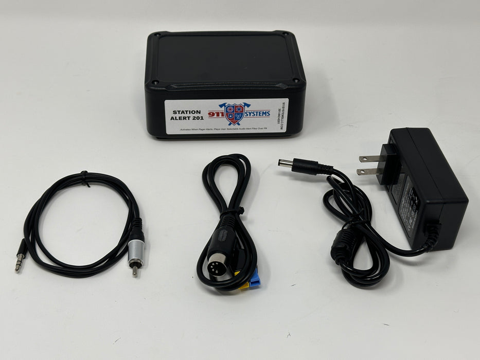 Station Alert 201 (SA201) Kit w/Audio Cable and Pager Link Cable